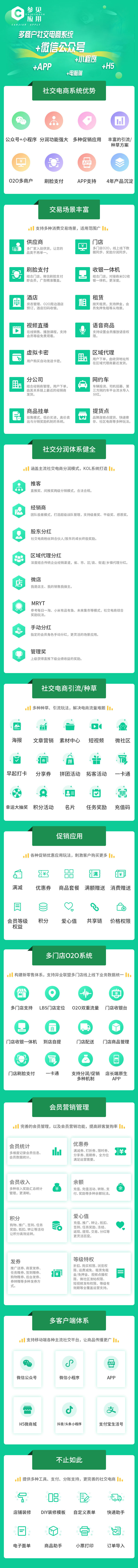 小程序, 电商/零售, 电商, 多商户, O2O