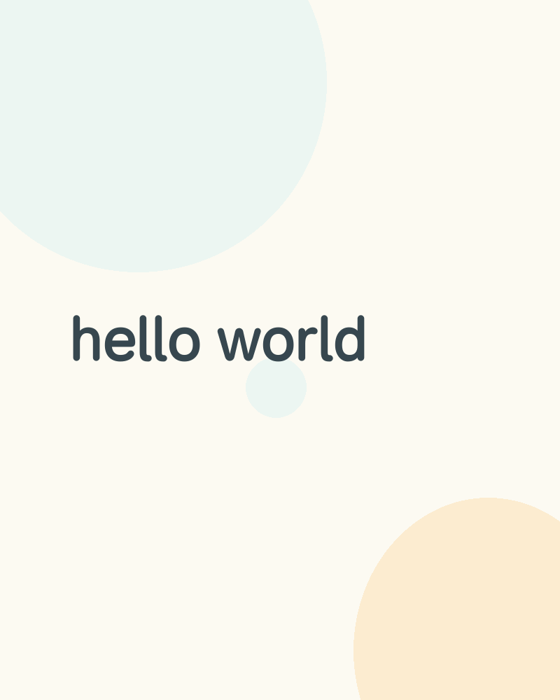 hello world