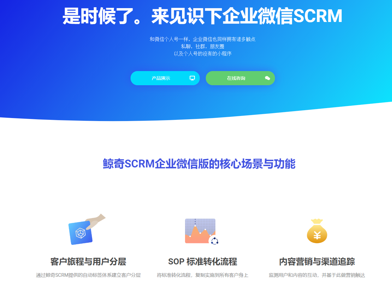 网站服务, 网站服务, 企业微信, SCRM, CEM, 全生命周期管理