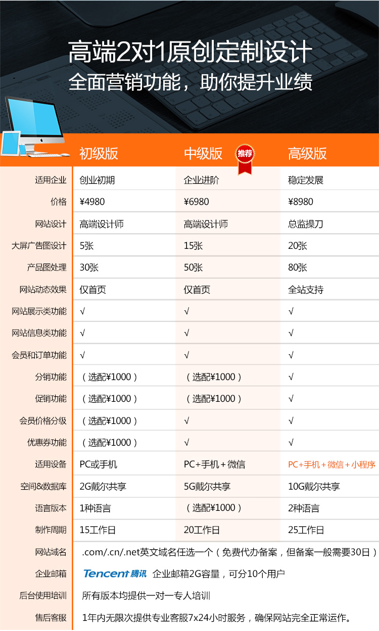 网站定制, 网站定制, 企业展示, 电商系统, 其他网站定制