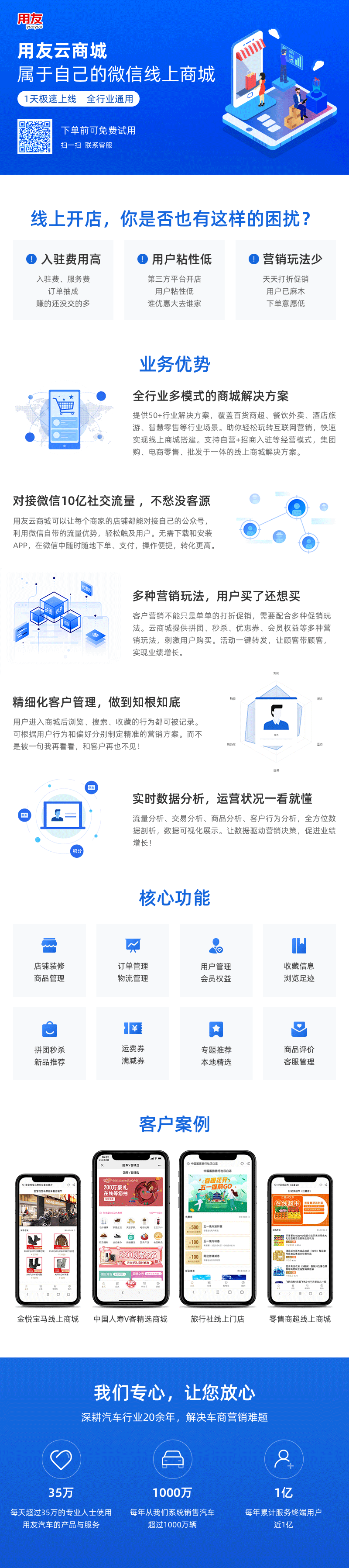 网站建设, 电商网站, B2C商城, 多商户商城, 分销商城