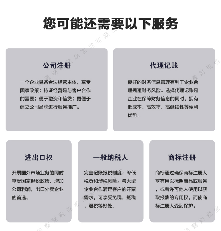 工商财税, 工商财税, 营业执照, 货物进出口, 出口免税, 进出口权, 外币账户