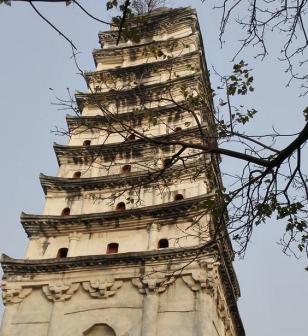 荣县镇南塔风景