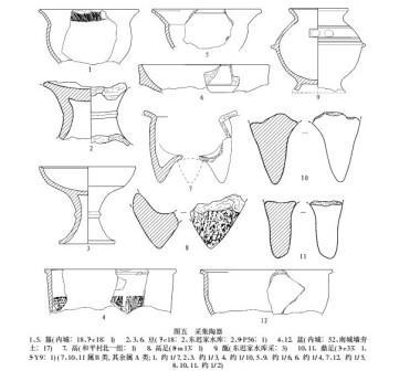 出土陶片