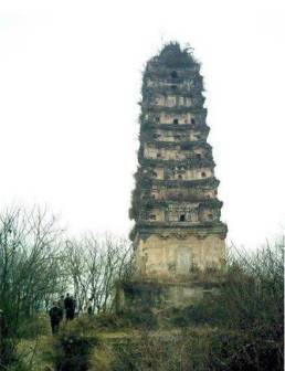 荣县镇南塔风景