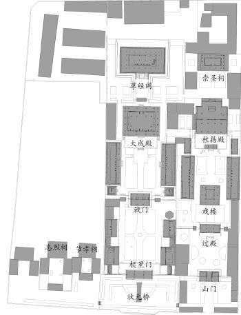 天津大学武威文庙测绘图