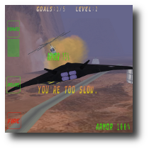 screenshot of F-42 Night Manta video game