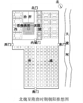 北魏至隋唐时期龙城布局